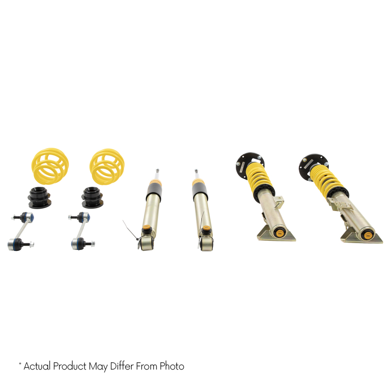 Volkswagen Golf VII Coilover Suspension Kit - ST Suspensions - ST XTA, Height Adjustable, Aluminum Top Mounts, Adjustable Damping - `15-`21